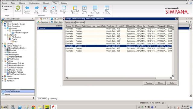 컴볼트 심파나 V10 ORACLE SNAP Revert - IntelliSnap for HP 3PAR смотреть онлайн