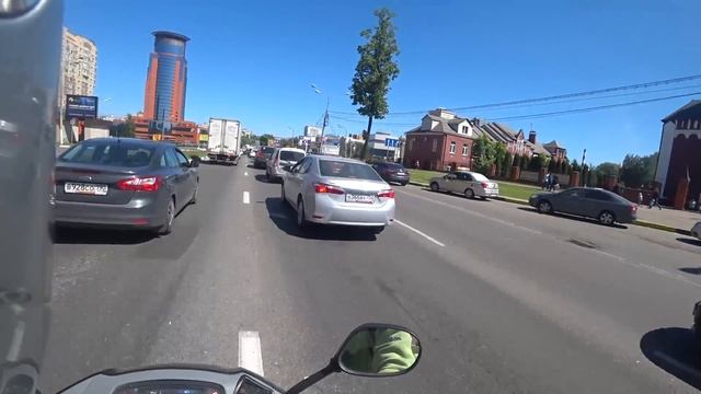 Поездка на Honda Lead Af48 #2. Новокосино - д. Васюково (МО) Sony HDR-AS300 смотреть онлайн