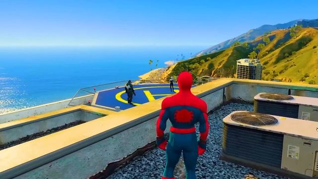 VENOM y SPIDER GWEN se enamoran en GTA 5 (novia) смотреть онлайн