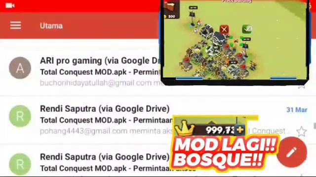 TOTAL CONQUEST MOD APK OFFLINE NEW UPDATE 2020|OFFLINE MIRIP COC! смотреть онлайн