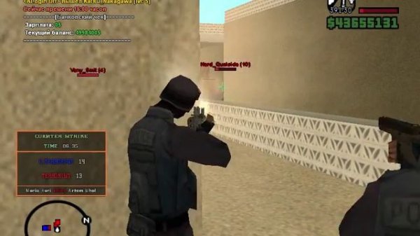 "CS" в САМП  "de dust 2x2"