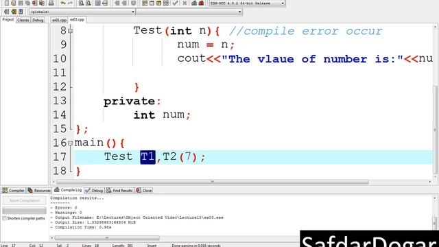 How to Constructor Overloading in C++ | Object Orieted Programming Lecture 15(Urdu/Hindi) смотреть онлайн