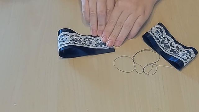 Diy Ribbon bow kanzashi | Бант из лент к школьной форме | Бант из лент своими руками смотреть онлайн