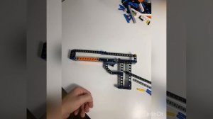 Как сделать из Лего техник пистолет с магазином