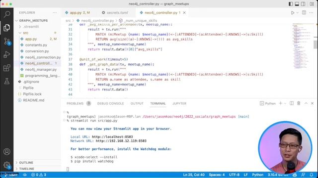 Jason Koo - Combining Streamlit and Neo4j смотреть онлайн