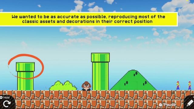 SMB World 1-1 But You Play as a Goomba and Enemies are Marios! - Game Builder Garage смотреть онлайн