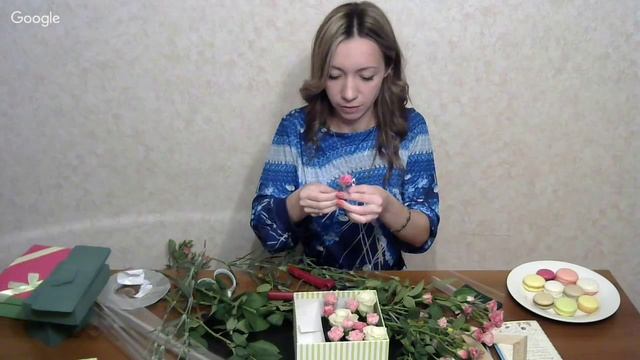 Как сделать коробочку с цветами и макарони своими руками смотреть онлайн
