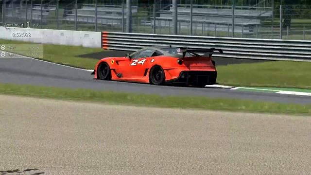 Assetto Corsa - Ferrari 599XX EVO - Monza смотреть онлайн