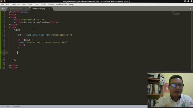 xml en desarrollo y PHP смотреть онлайн