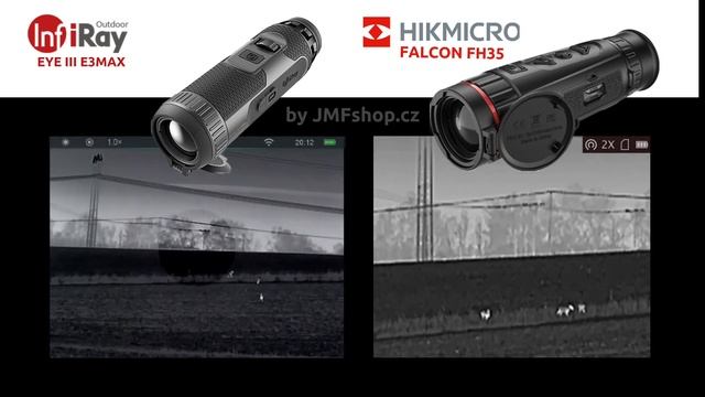 InfiRay EYE III E3max vs. HIKMICRO FALCON FH35 смотреть онлайн
