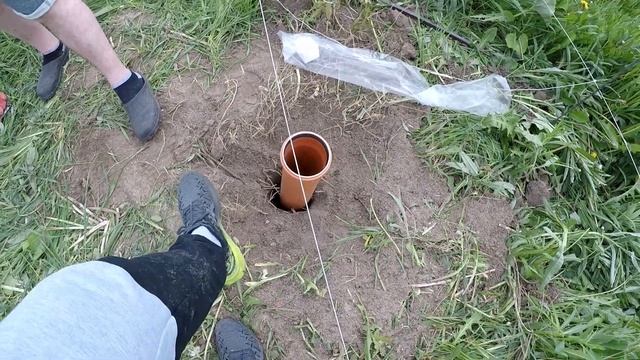 Фундамент на сантехнических трубах для бытовки смотреть онлайн