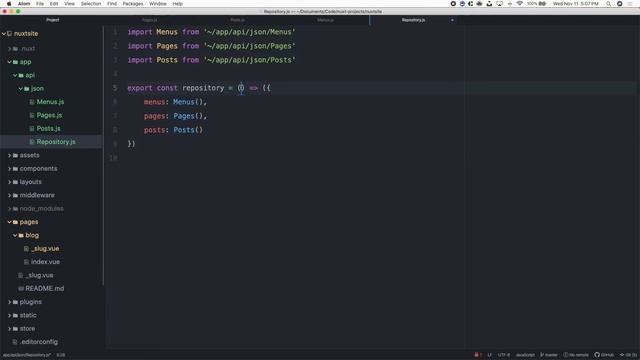 Nuxt - #11 Setup API Repository смотреть онлайн