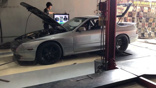 Mazda RX7 FC 500whp on dyno смотреть онлайн