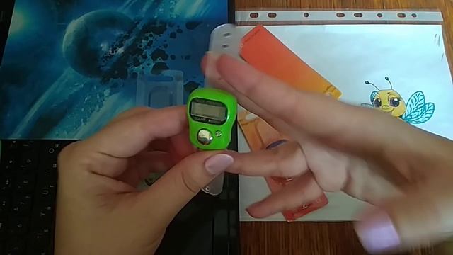 Смотрите, что я купила на AliExpress! Электронный счётчик рядов. Краткий обзор и отзыв. смотреть онлайн
