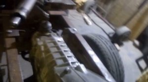 Мини трактор переломка, своими руками. Натяжка цепи.