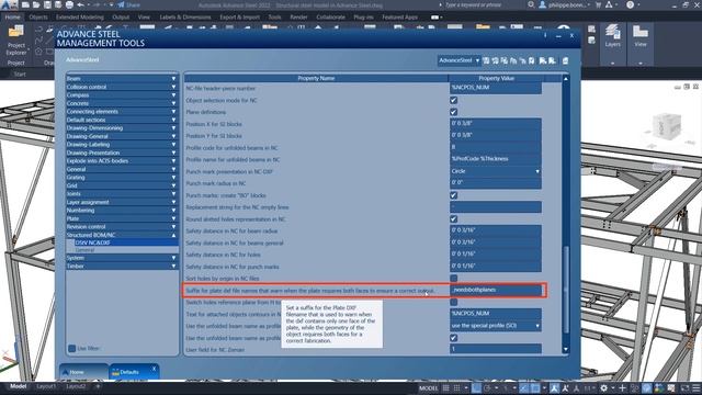 Advance Steel 2022: One-side DXF Files for Plates смотреть онлайн