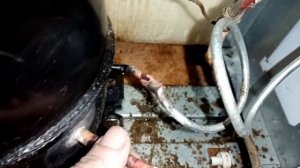 Самостоятельная замена компрессора холодильника Первый экспиремент