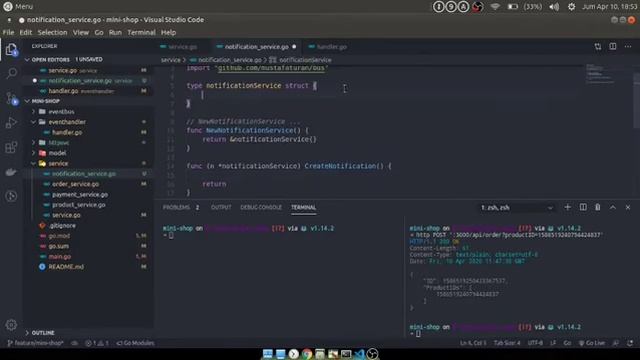 Golang Event Bus - Live Coding смотреть онлайн