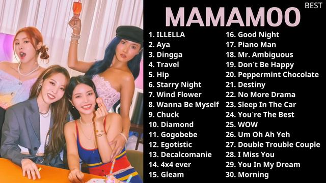 MAMAMOO Best Songs Playlist  (2023 Updated) Audio