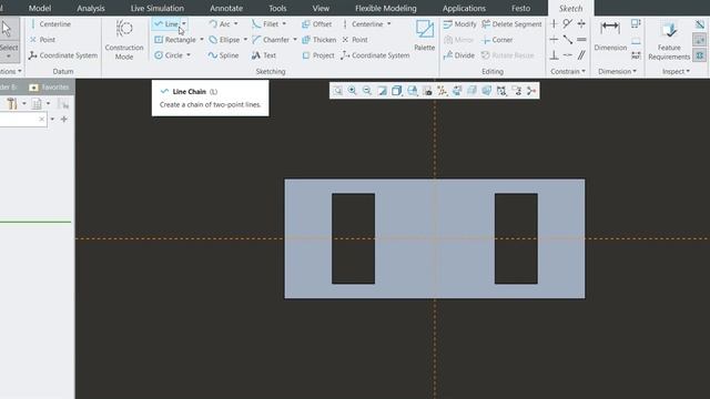 How To Use SKETCHED RIP!  Sheetmetal Tutorial-010 In Creo Parametric