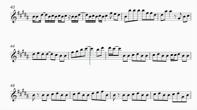 Jung Kook - Seven - Flute/Violin Sheet Music