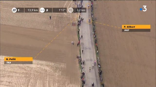 Philippe Gilbert rattrape Nils Politt, Peter Sagan craque смотреть онлайн