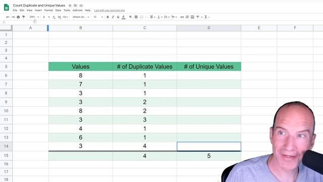 Google Sheets - Count Duplicate or Unique Values смотреть онлайн