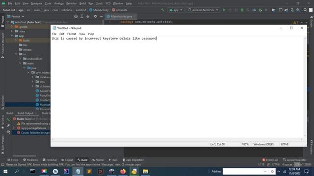 failed to decrypt safe contents entry: javax.crypto.BadPaddingException смотреть онлайн