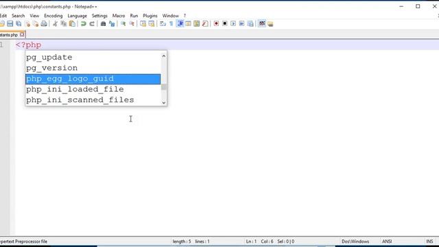 Basic PHP Part 007 - Constants смотреть онлайн