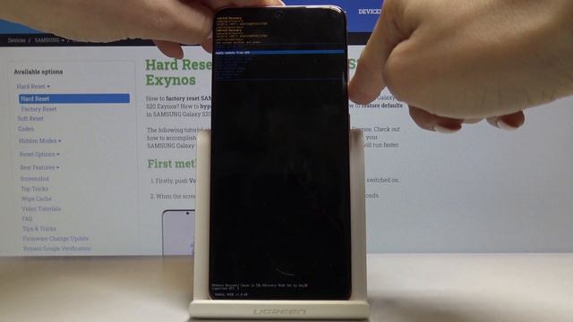 How to Open Recovery Mode in SAMSUNG Galaxy S20 – Recovery System смотреть онлайн
