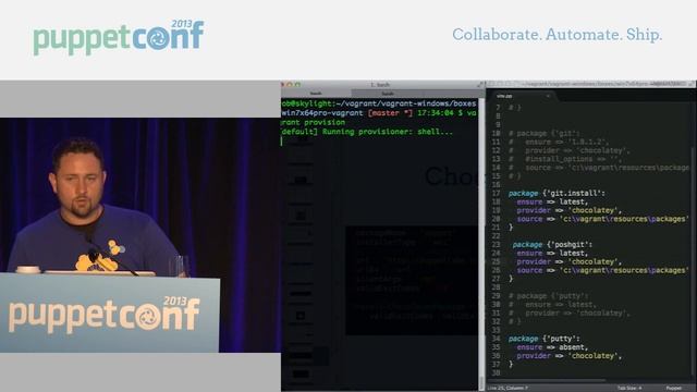 Puppet on Windows: Now You're Getting Chocolatey! - PuppetConf 2013 смотреть онлайн