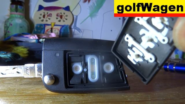 VW KEY Rubber Seal Button Change / 5GO 959 759 BA 434MHz