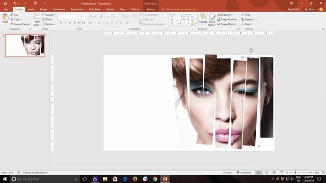 How to Add Image into Shape in Microsoft PowerPoint Tutorial смотреть онлайн