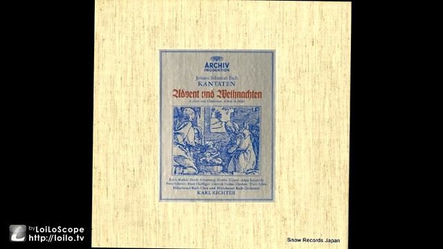 Karl Richter Bach BVW 11 CANTATS LP REcorded Edith Mathis Anna Reyonids Peter Schreie Dietri смотреть онлайн