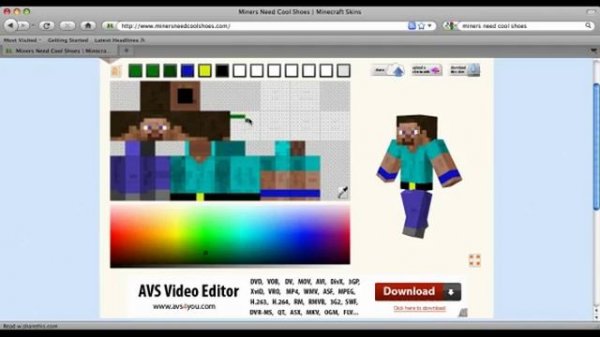 How to make your own skins on Minecraft