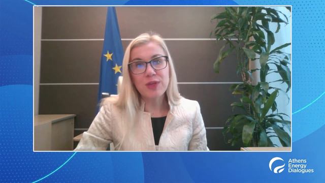 AED 2021 - Fire Side Chat Commissioner Kadri Simson with Apostolos Mangiriadis смотреть онлайн