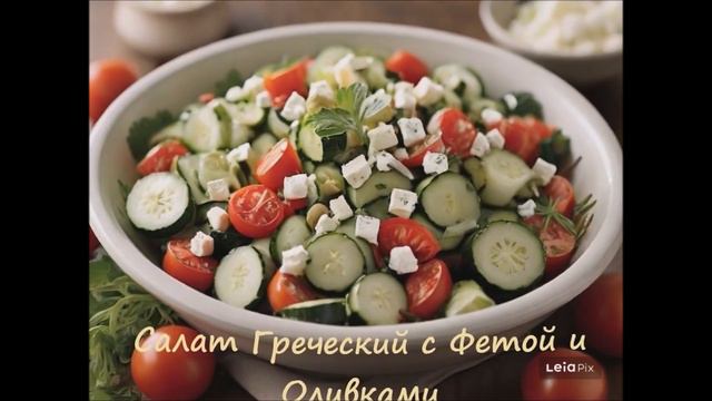 ✅ Салат Греческий с Фетой и Оливками смотреть онлайн