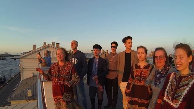 "Вечерок вечерается..." на закате, на "Крыше Мира", Санкт-Петербург 2021 смотреть онлайн