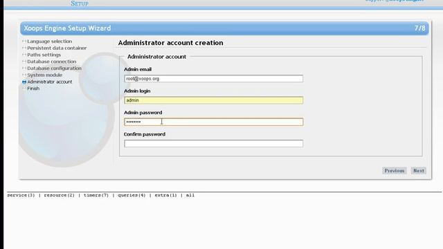 XoopsEngine Installaction On EasyPhp 5.3.0 смотреть онлайн