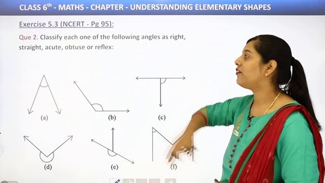 NCERT Exercise 5.3 : Question Number 1 and 2 - Understanding Elementary Shapes | Class 6 Maths смотреть онлайн