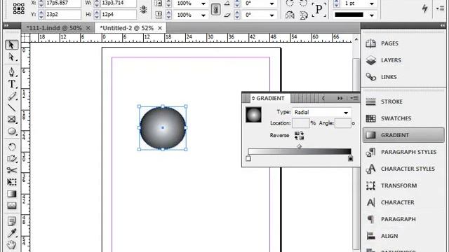 Заливка объекта в Adobe InDesign CS4 (34/41) смотреть онлайн