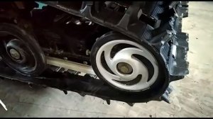 ГУСЯНКА ДЛЯ СНЕГОХОДА( как заменить гусеницу)