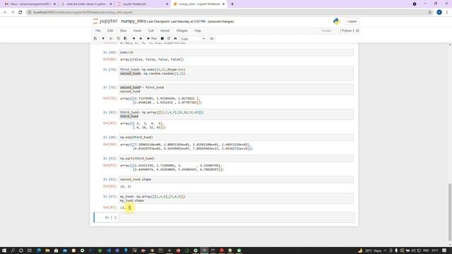 Numpy Basics & Universal Functions | argmax() and argmin() смотреть онлайн