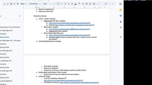 Gateway API GAMMA Meeting for 20230627 смотреть онлайн