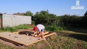 Площадка для бассейна на даче своими руками. ЖКВ Саморучка