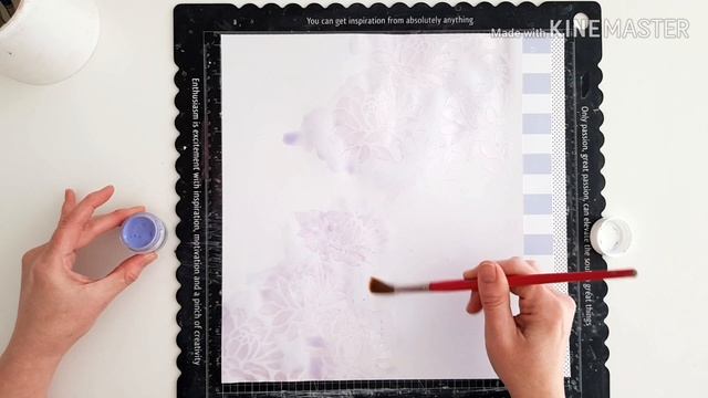 Shimmerz Paints Scrapbook Process Video for June смотреть онлайн