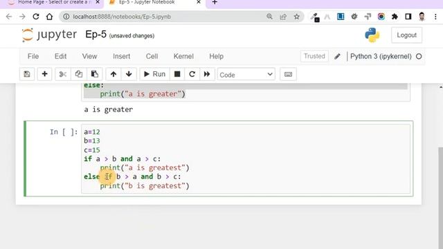 Ep-5, Control Flow Statements (if...elseif, for...while...break..continue) in Python смотреть онлайн