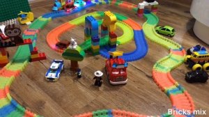 Гибкий трек.Гонки машинок по Гибкому треку.