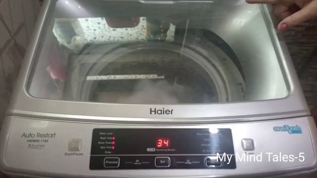 How to Lock and Unlock Child Lock ? | Haier Automatic Washing Machine | My Mind Tales-5 смотреть онлайн