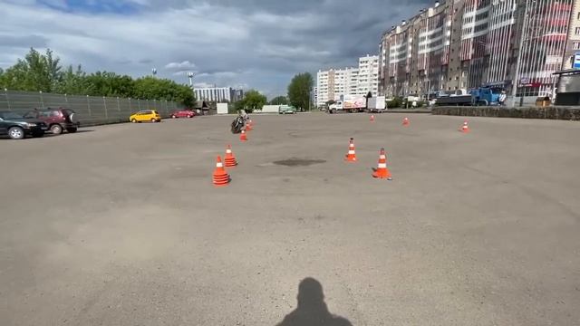 Gymkhana GP 2022 stage 2/ Лукин Степан Yamaha FZ1 / heat 1 смотреть онлайн